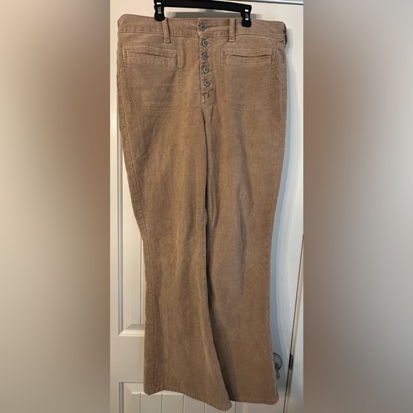 American Eagle Outfitters Denim - American Eagle Outfitters Beige Corduroy Pants